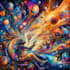 create magical abstract art, psychedelic, surrealism, cubism