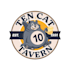 design fun cat playing billiards bar logo