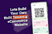 create multi tenancy ecommerce PHP laravel website