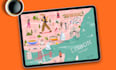 make awesome illustrated map of any country, city, location, urban