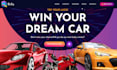 build raffle website, competition website, giveaway website for raffle business