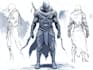 create character concept art sketch