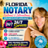 notarize documents remote USA and international florida notary public