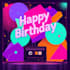 creative happy birthday posters and invitations design