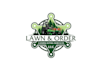 design attractive lawn order landscaping services logo