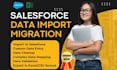 do salesforce data import migration export excel hubspot pipedrive data entry