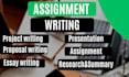 do case study, project, assignment, online research work of any kind