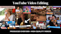 professionally edit youtube videos with graphics and sound design