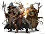 make dnd group party dnd character art llustration