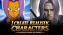 create realistic characters based on anime or games
