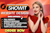 design showit website, showit website redesign, customize showit template