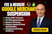 fix google merchant center suspension gtin misrepresentation and shopping ads