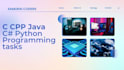 c cpp java python csharp programming tasks