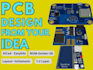 do pcb design, schematic, and layouting from your idea