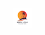 design custom tropical coconut tree beach logo with high quality