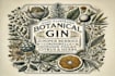 hand illustrated botanical gin label art