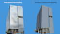 make low poly 3d city texture models