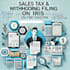 provide sales and withholding tax services on iris