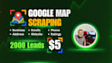 scrape google maps business data including emails, phone
