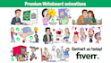 create a custom whiteboard animation explainer doodle video