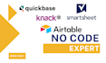 build powerful database internal tools with knack, quickbase, smartsheet, accelo