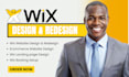 wix design, wix redesign, wix ecommerce, wix business, wix studio