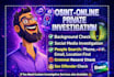 do social media investigation background check find someone osint people search