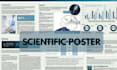 design research scientific poster, medical conference, infographics poster