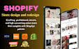 do shopify store design, shopify store redesign, website design and redesign
