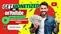 help you get monetized on youtube, grow subscription and complete monetization