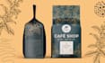 do unique coffee pouch packaging, bag, and label design