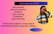 do statistics,maths,data analysis,data visualization in spss,tableau,r,sas,excel