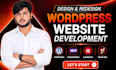 design redesign wordpress website, website development as a wordpress developer