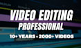 edit your youtube video professionally