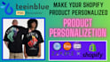 setup products customization with customily teeinblue kickflip and zakeke