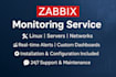install and configure zabbix server