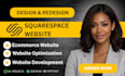 build squarespace website design, redesign squarespace website development
