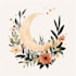 design feminine botanical boho logo