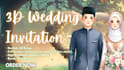 make a stunning digital 3d wedding invitation video