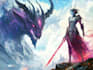 do dnd fantasy sci fi character or landscape illustration