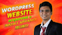 do wordpress website migration and install advance security