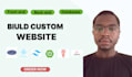 do full stack websites, frontend and backend development