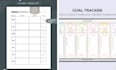 design custom weekly goal trackers, learning project management templates budget