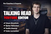 do talking head youtube videos for coaches and experts