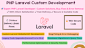 develop a custom laravel website or API