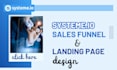 setup agency systeme io sales funnel, lead page, twillo integration, instapage