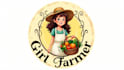design high quality girl farmer logo with creative concepts