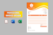 design professional invoice design in word, excel, and PDF