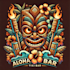 custom designed aloha tiki bar mask logo