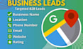 find b2b leads, collect email phone number for business